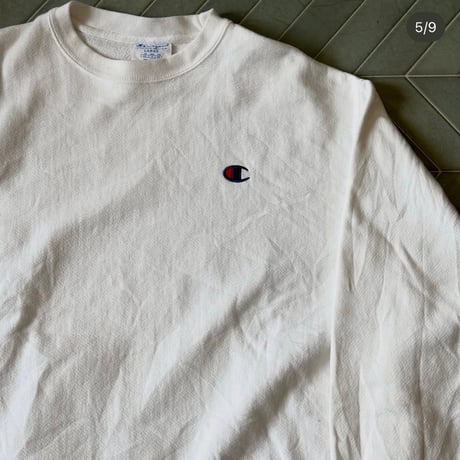 champion reverse weave ワンポイントスウェット
