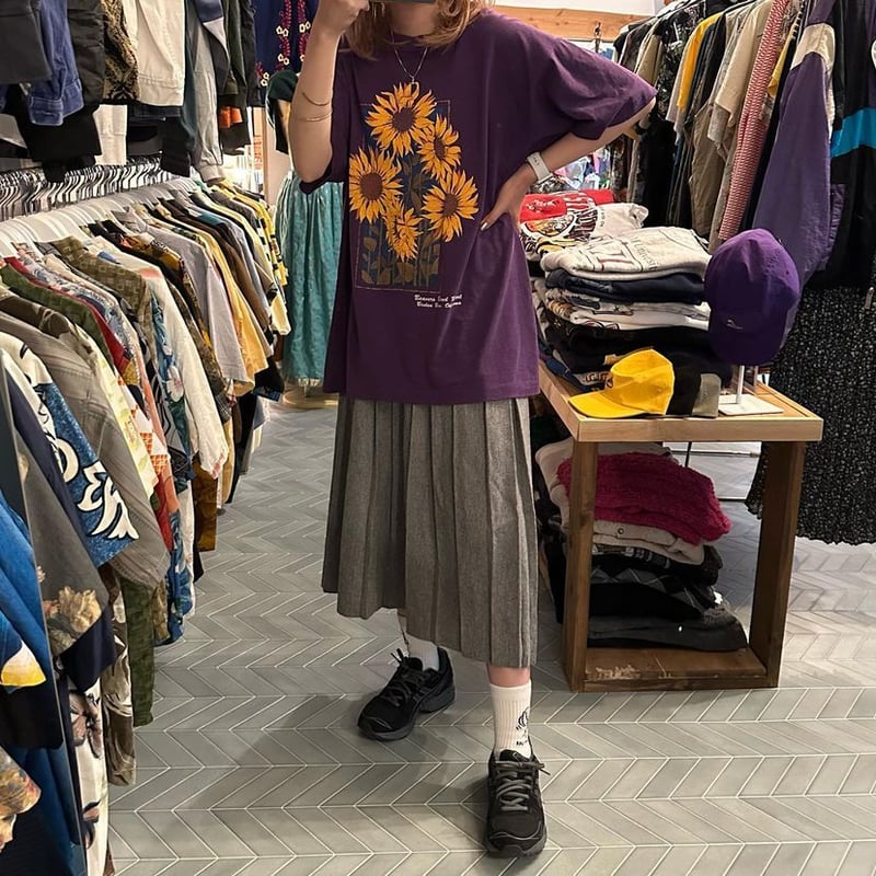 USA製90年代ひまわりTシャツ | CUSTOM FEVER