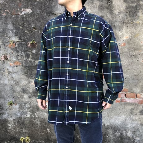 Ralph Lauren長袖チェックシャツ The Big Oxford L