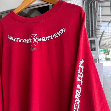 WEST COAST CHOPPERS袖プリントロンT  L