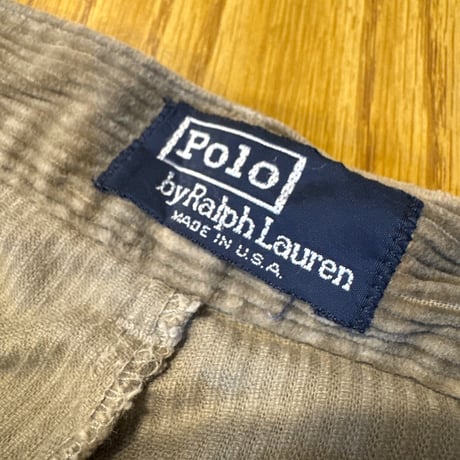 USA製POLO RALPHLAUREN 太畝コーデュロイパンツW36