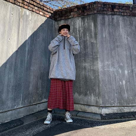 L.L.BeanハーフスナップニットフリースPO