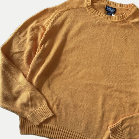 USA製 LANDS' END コットンニットセーター  XL