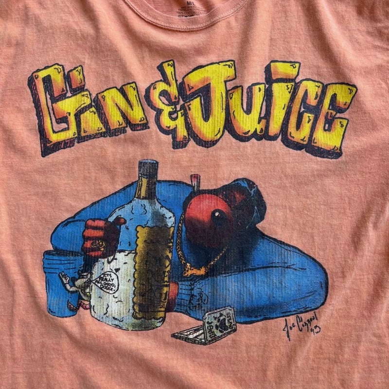 Snoop Dogg “Gin & Juice” グラフィックTシャツ | CUSTOM FEVER
