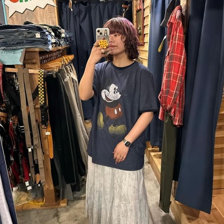 Hanes ミッキー リンガーT
