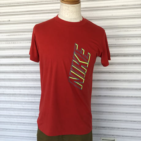 90's 銀タグNIKE ロゴプリントTシャツ　M