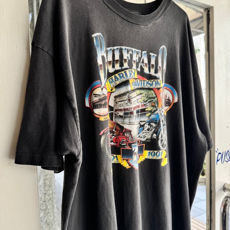 90's HARLEY DAVIDSON プリントTシャツ XXL | CUSTOM FEVER