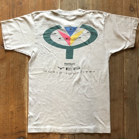 80年代 YES 1984 WORLD TOUR Tシャツ