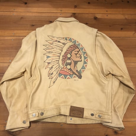 RALPH LAUREN COUNTRY ディアスキンレザージャケット