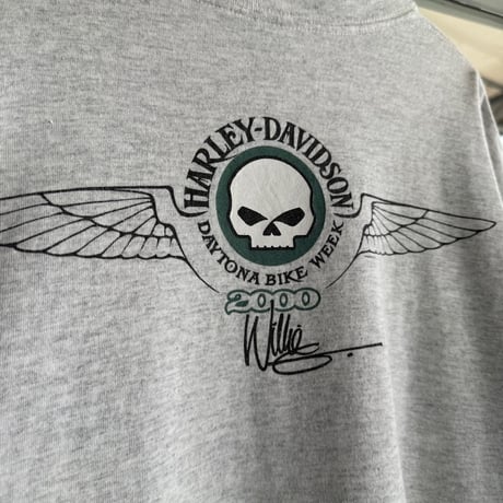 USA製 HARLEY DAVIDSON プリントポケT XXL