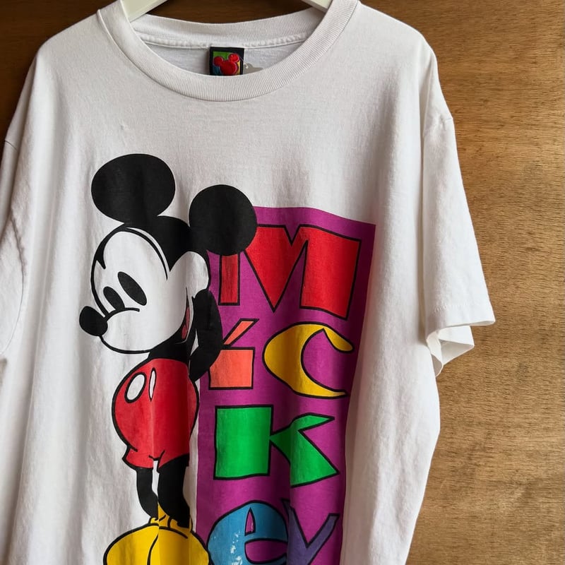 1980年代　ミッキー × スーパーボウルTシャツ 1980年代 ミッキー × スーパーボウルTシャツ