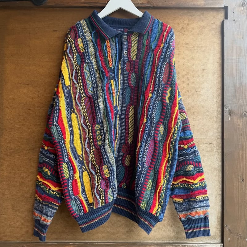 90s~ 襟付き3Dニット | CUSTOM FEVER