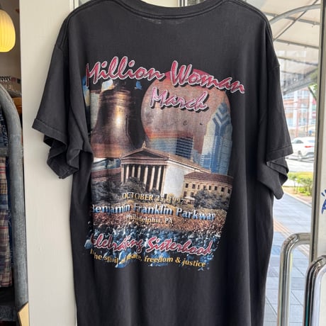 90's Million Woman MarchプリントTシャツ