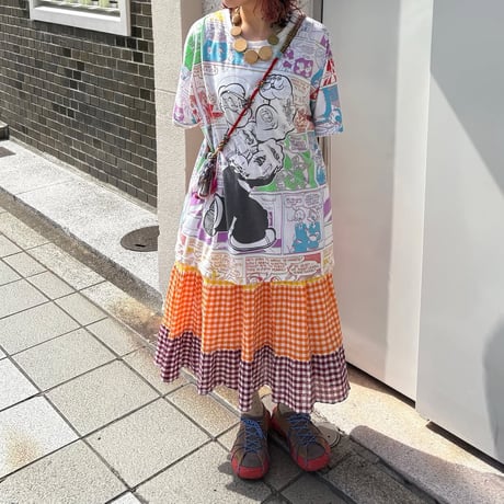 POPYE コミック オールオーバープリントTシャツ