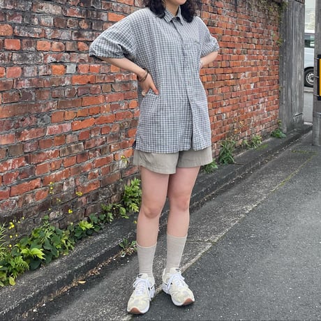 FUBU半袖チェックシャツ