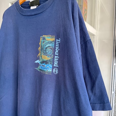 90's USA製 Timberland プリントTシャツ XL