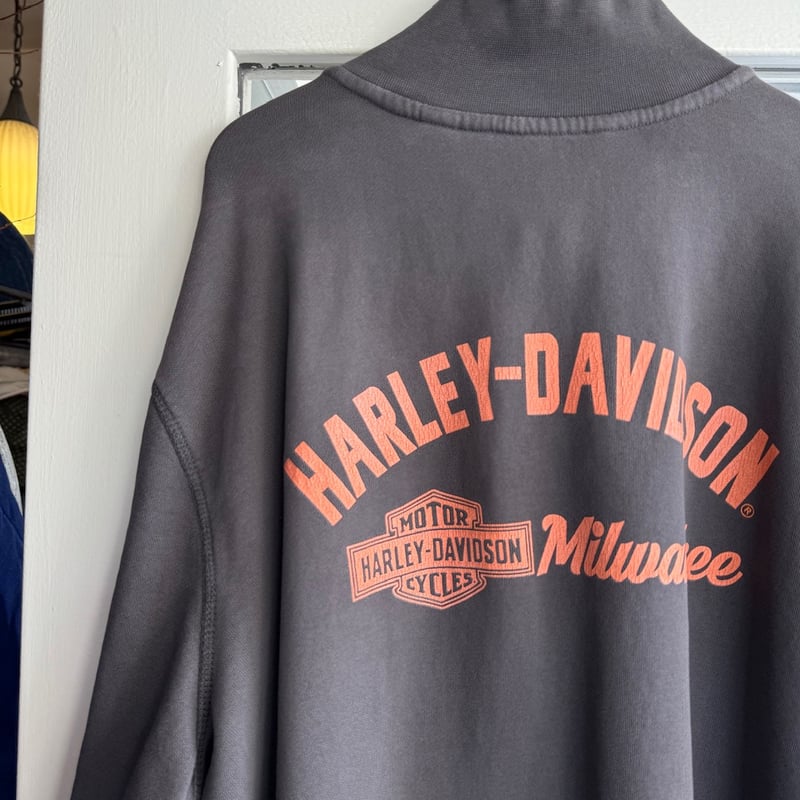 HARLEY DAVIDSON ハーフジップスウェット | CUSTOM FEVER HARLEY DAVIDSON ハーフジップスウェット | CUSTOM FEVER