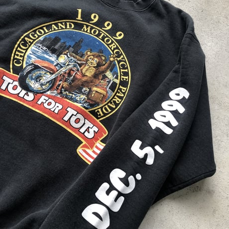 1999年〝TOYS FOR TOTS〟プリントスウェット L