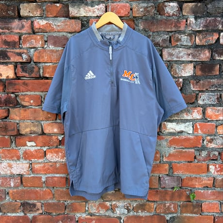 adidas×Morton College ハーフジッププルオーバー