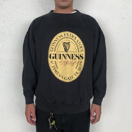 GUINNESSロゴスウェット