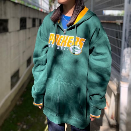 PACKERSフルジップパーカー