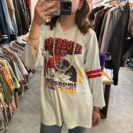 92年USA製フットボールTシャツ🏈