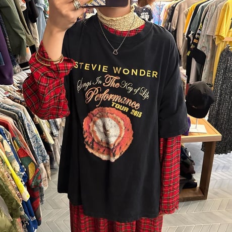 スティーヴィー・ワンダー2015年ツアーTシャツ