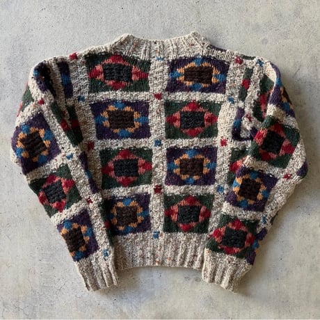 Woolrich 総柄ニット