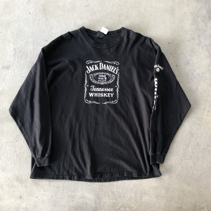 JACK DANIEL'S 袖プリントロンT 2XL | CUSTOM FEVER