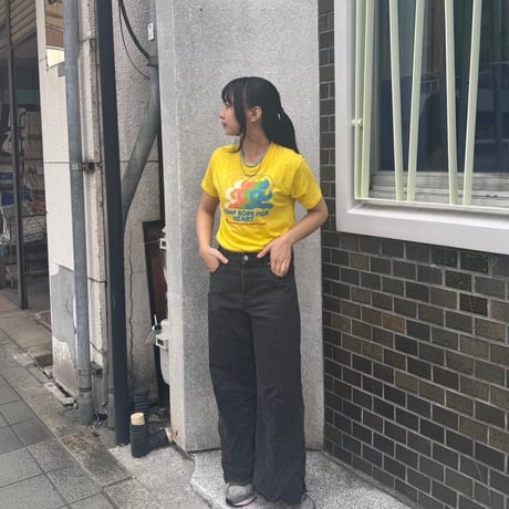 AHA シングルステッチ両面プリントTシャツ