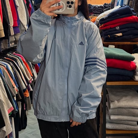90s adidas ラグランナイロンジャケット