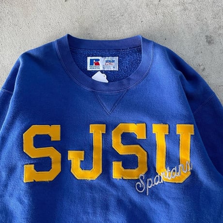 USA製RUSSELL SJSUカレッジスウェット