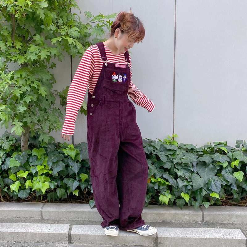 ミッキー太畝コーデュロイオーバーオール | CUSTOM FEVER
