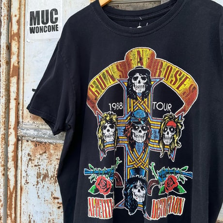 ガンズ・アンド・ローゼズ 1988年ツアーTシャツ