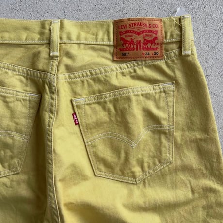Levi's 501 イエローデニム(W34 L30)