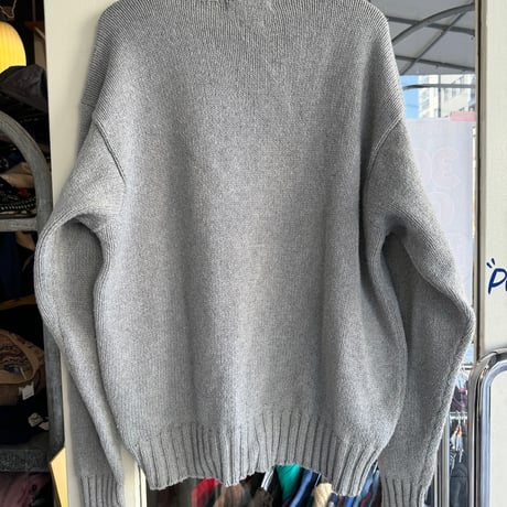POLO コットンニットセーター  XL