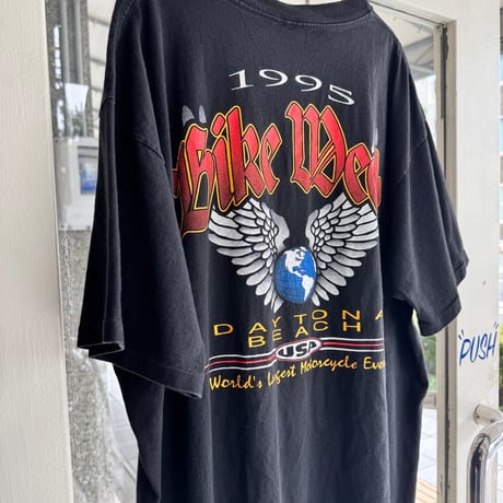 90’s “Bike Week 1995 Daytona Beach”プリントTシャツ XL