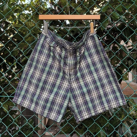 POLO チェック柄ショーツ