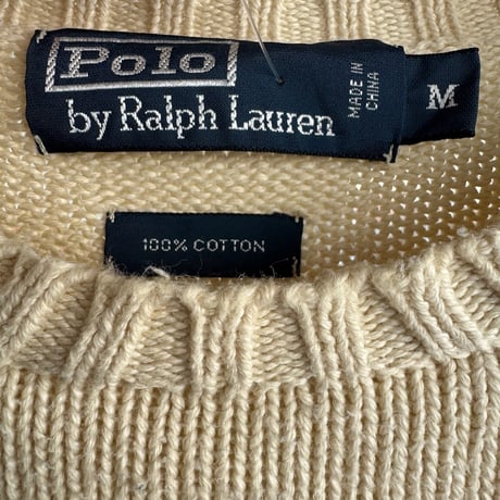 POLO コットンニット M