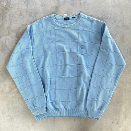 IZOD 水色コットンニット