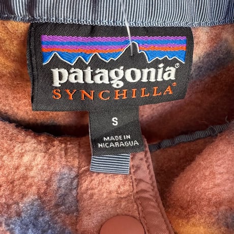 総柄PATAGONIA SYNCHILLA スナップT S