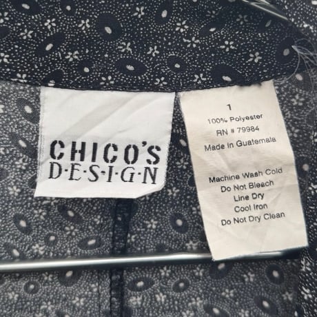 CHICO’S DESIGN  総柄ロングワンピース
