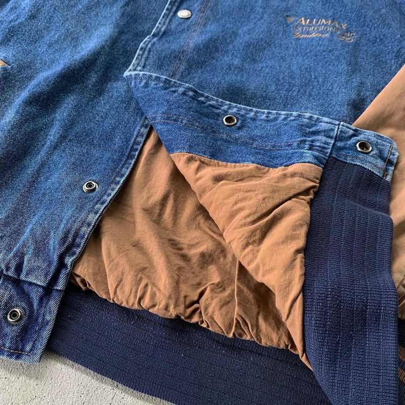 デニム切り替えブルゾン | CUSTOM FEVER