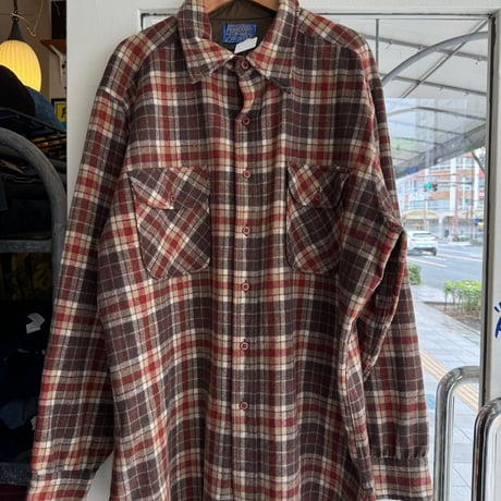 〜80's USA製 PENDLETON ウールチェックシャツ