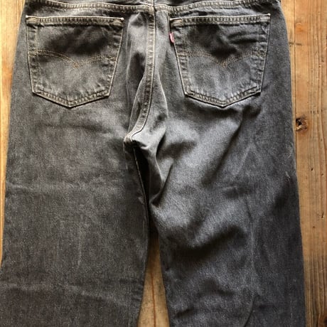 USA製 Levi's501 W34×L36 先染めブラック