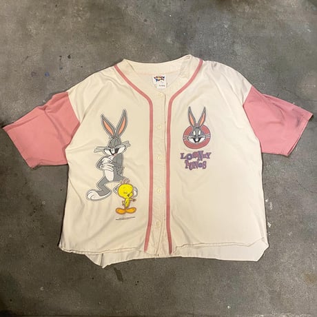 90年代ルーニーテューンズベースボールシャツ