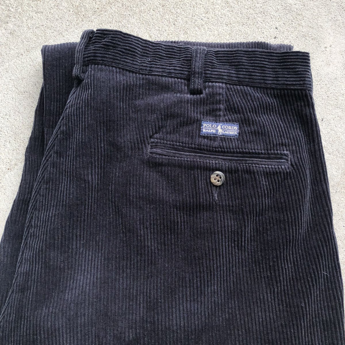 POLO RALPHLAUREN 太畝コーデュロイパンツW36×L32 | CUSTOM FEVER