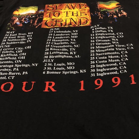 SKID ROW  TOUR 1991 SLAVE TO THE GRIND