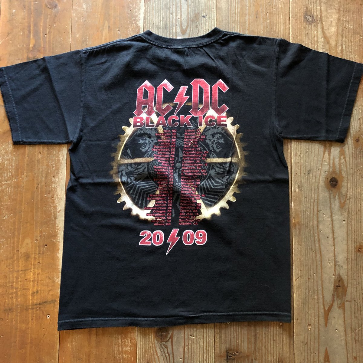 デッドストック/©︎2001 AC/DC タイダイ ツアー Tシャツ未使用デッドストック