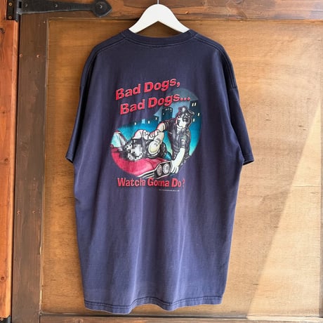 90s USA製 BIG DOGs バックプリントTシャツ